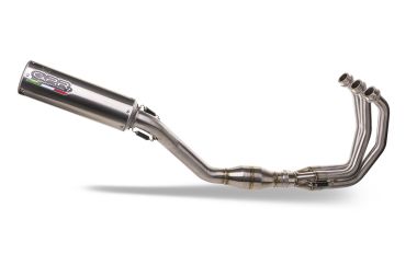 Pot echappement compatible avec Yamaha XSR900 2022-2024, M3 Inox , Pot échappement complet, non légal pour les pays de l'UE, avec db killer amovible 