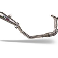 Pot echappement compatible avec Triumph Daytona 660 2023-2025, Powercone Evo, Pot échappement complet, non légal pour les pays de l'UE, avec db killer amovible 