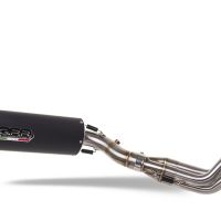 Pot echappement compatible avec Yamaha XSR900 2016-2021, Furore Evo4 Nero, Pot échappement complet, non légal pour les pays de l'UE, avec db killer amovible 
