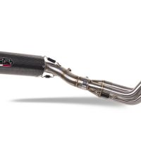Pot echappement compatible avec Triumph Tiger Sport 660 2022-2024, M3 Poppy , Pot échappement complet, non légal pour les pays de l'UE, avec db killer amovible 