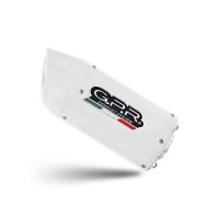 Pot echappement compatible avec Suzuki Gsx-S 1000 GT 2015-2016, Albus Ceramic, Échappement légal, homologué,silencieux avec db killer amovible et tuyau de liaison spécifique 