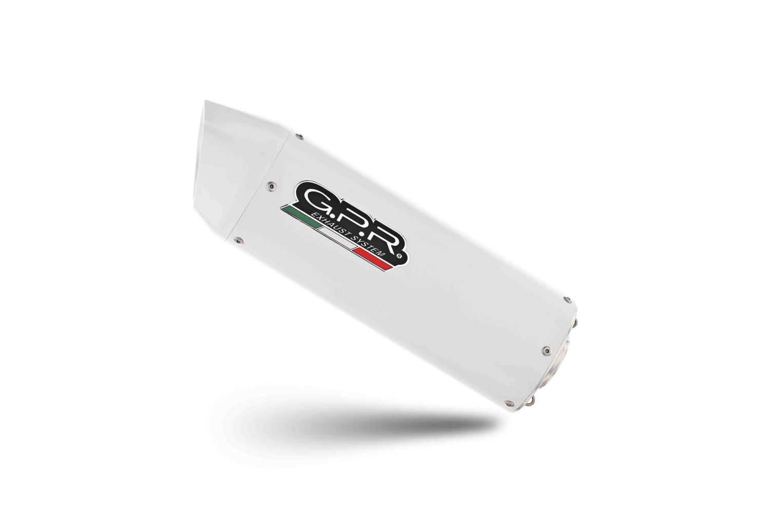 Pot echappement compatible avec Yamaha Mt-07 2014-2016, Albus Ceramic, Homologué et légal, système d'échappement complet, avec db killer amovible 