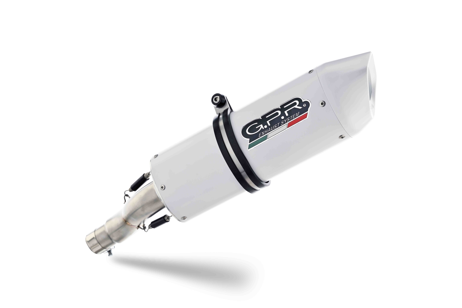 Pot echappement compatible avec Bmw R 1200 S 2006-2008, Albus Ceramic, Paire de pot d'échappement homologuées, livrées avec db killer amovible et raccords spécifiques 