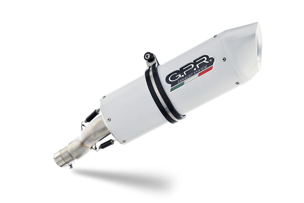 Pot echappement compatible avec Honda Crf 250 R 2006-2009, Albus Ceramic, Paire de pot d'échappement homologuées, livrées avec db killer amovible et raccords spécifiques 