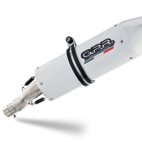 Pot echappement compatible avec Honda Crf 250 R 2006-2009, Albus Ceramic, Paire de pot d'échappement homologuées, livrées avec db killer amovible et raccords spécifiques 