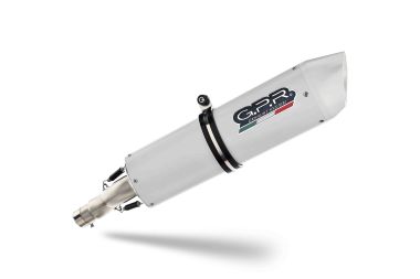 Pot echappement compatible avec Bmw R 1200 R 2011-2014, Albus Ceramic, Échappement légal, homologué,silencieux avec db killer amovible et tuyau de liaison spécifique 