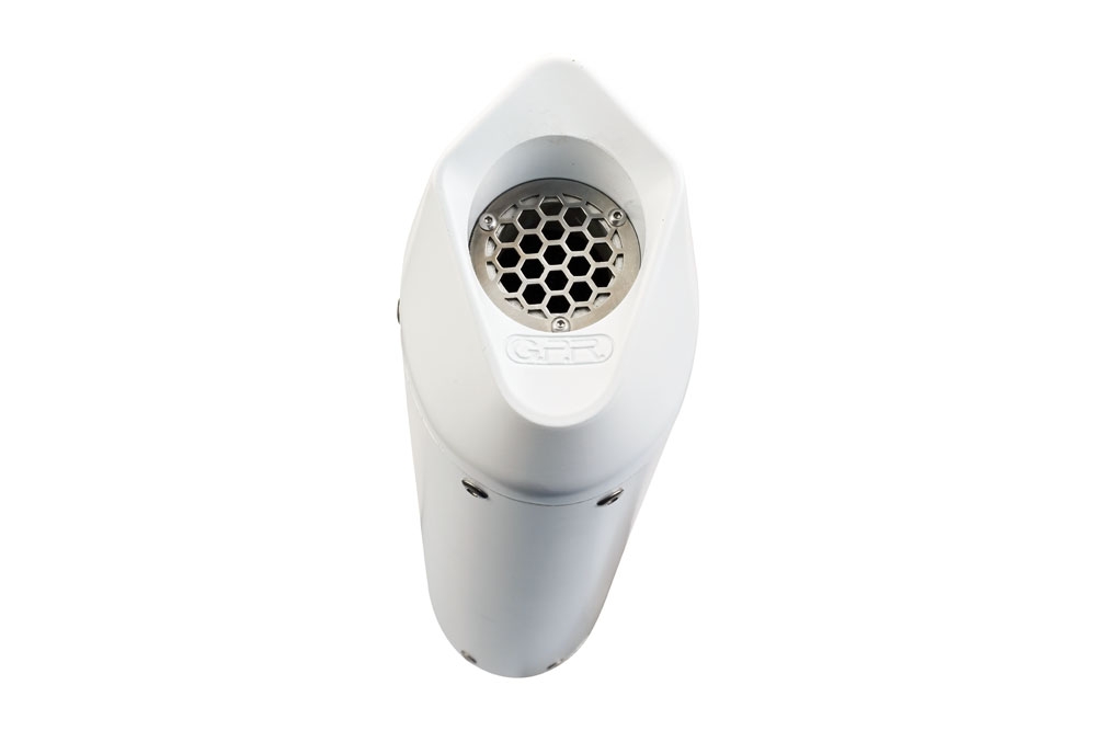 Pot echappement compatible avec Aprilia Tuareg 660 2021-2024, Albus Evo4, Échappement légal, homologué,silencieux avec db killer amovible et tuyau de liaison spécifique 