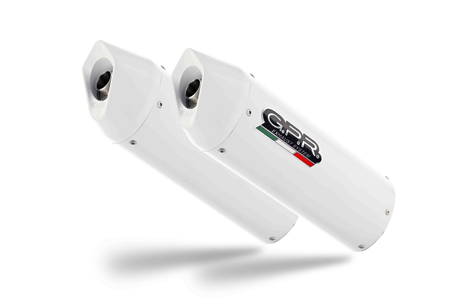 Pot echappement compatible avec Bmw K 1600 Gt 2010-2016, Albus Ceramic, Paire de pot d'échappement homologuées, livrées avec db killer amovible et raccords spécifiques 