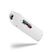 Pot echappement compatible avec Yamaha Mt-07 2014-2016, Albus Ceramic, Homologué et légal, système d'échappement complet, avec db killer amovible 