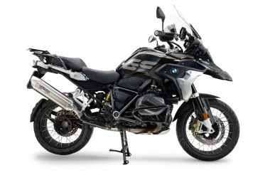 Pot echappement compatible avec Bmw R 1250 Gs -Adventure 2019-2020, Furore-X Acciaio Inox, Échappement légal, homologué,silencieux avec db killer amovible et tuyau de liaison spécifique 