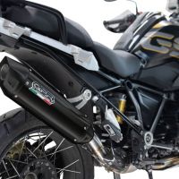 Pot echappement compatible avec Bmw R 1250 Gs -Adventure 2019-2020, Furore-X Titanio Nero, Échappement légal, homologué,silencieux avec db killer amovible et tuyau de liaison spécifique 