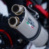 Pot echappement compatible avec Honda Crf 1100 L Africa Twin 2020-2025, Dual Inox, Échappement légal, homologué,silencieux avec db killer amovible et tuyau de liaison spécifique 