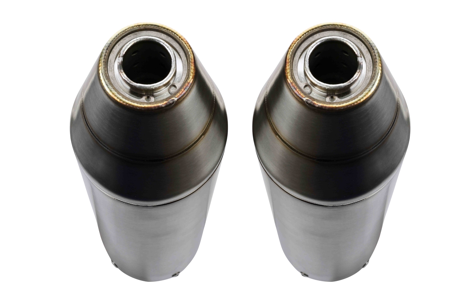 Pot echappement compatible avec Kawasaki Kfx 700 2004-2011, Deeptone Atv, Homologué et légal, système d'échappement complet avec double silencieaux, avec db killer amovible et collecteur spécifique 