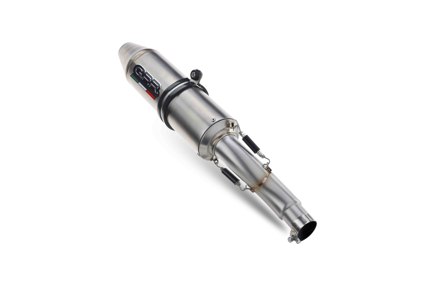 Pot echappement compatible avec Aeon Motobionics 2007-2021, Deeptone Atv, Homologué et légal, système d'échappement complet, avec db killer amovible 