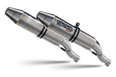 Pot echappement compatible avec Kawasaki Kfx 700 2004-2011, Deeptone Atv, Homologué et légal, système d'échappement complet avec double silencieaux, avec db killer amovible et collecteur spécifique 
