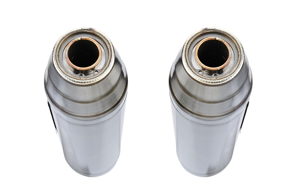 Pot echappement compatible avec Triumph Scrambler 900 2006-2014, Deeptone Inox, Paire de pot d'échappement homologuées, livrées avec db killer amovible et raccords spécifiques 