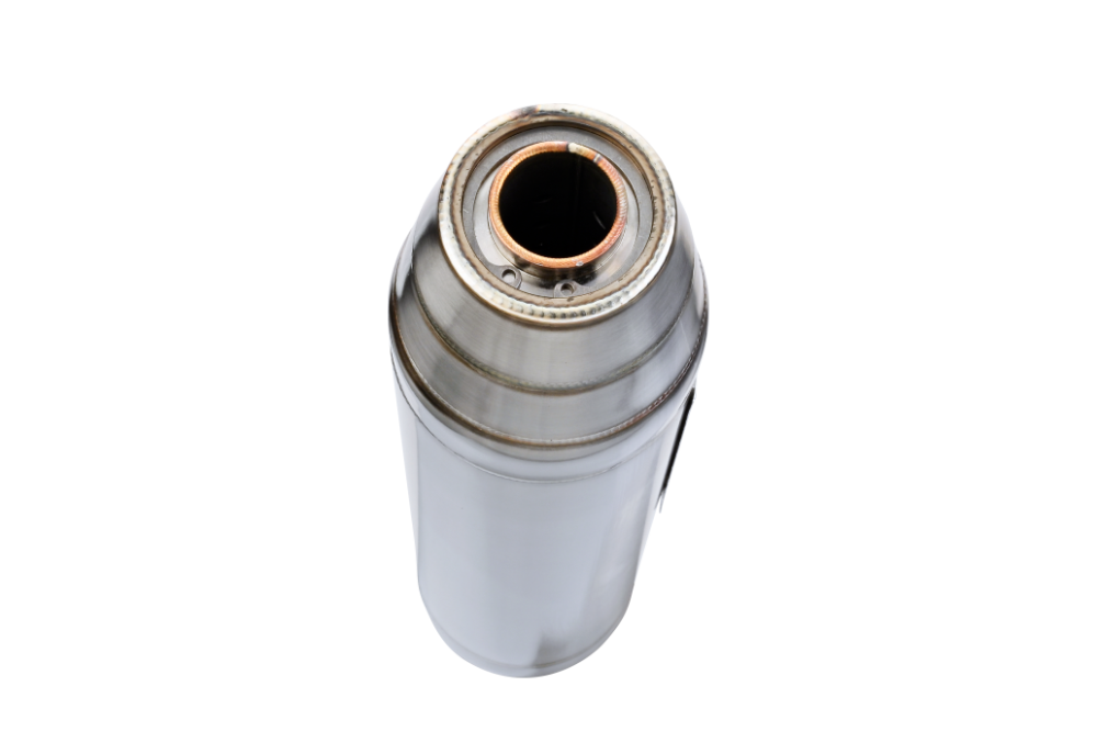 Pot echappement compatible avec Kawasaki KLX 110 / 110 L 2003-2025, Deeptone Inox, Pot d'échappement complet racing, compris de collecteur et db killer amovible, sans homologation 