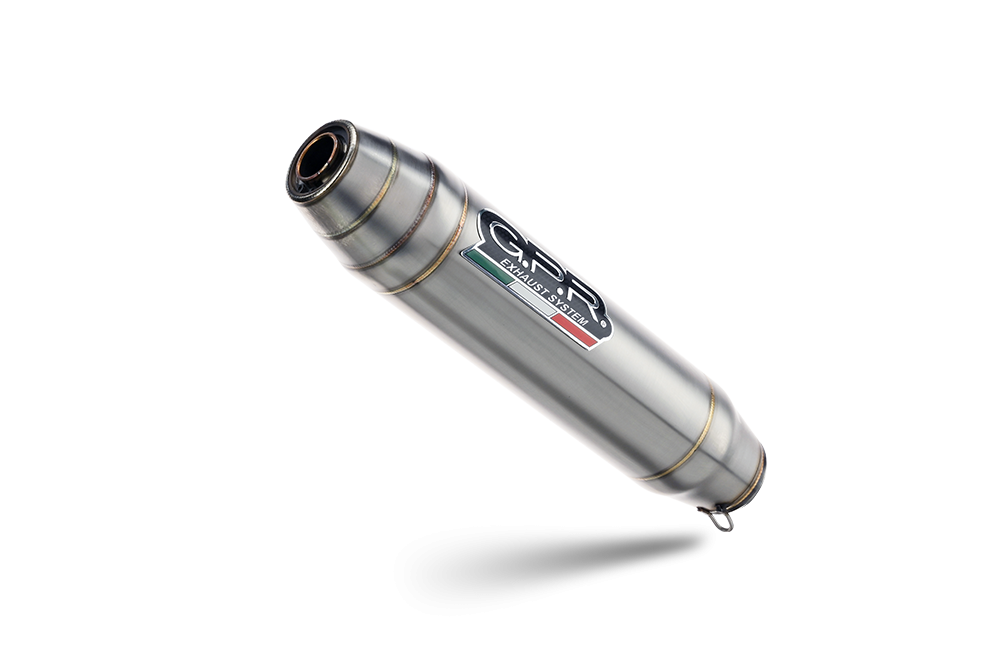 Pot echappement compatible avec Suzuki Gsx-8S 2022-2024, Deeptone Inox, Pot échappement complet, non légal pour les pays de l'UE, avec db killer amovible 