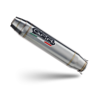 Pot echappement compatible avec Triumph Scrambler 900 2006-2014, Deeptone Inox, Paire de pot d'échappement homologuées, livrées avec db killer amovible et raccords spécifiques 
