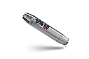 Pot echappement compatible avec Tuning TUNING 1980-2021, Deeptone Inox, Silencieux racing à adapter au collecteur d'origine, livré avec db killer amovible 