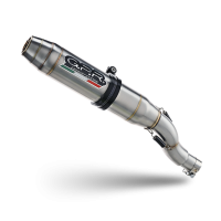 Pot echappement compatible avec Triumph Scrambler 900 2006-2014, Deeptone Inox, Paire de pot d'échappement homologuées, livrées avec db killer amovible et raccords spécifiques 