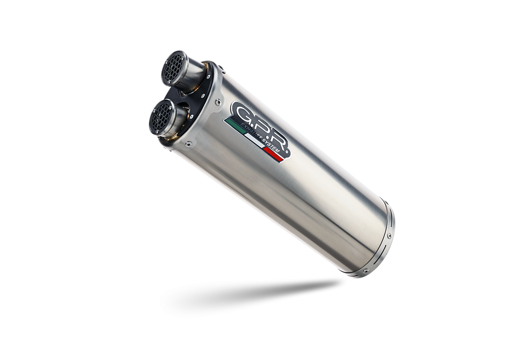 Pot echappement compatible avec Kove 800X 2024-2026, Dual Inox, Pot echappement racing,silencieux avec db killer et des tuyaux de liaison sans homologation 