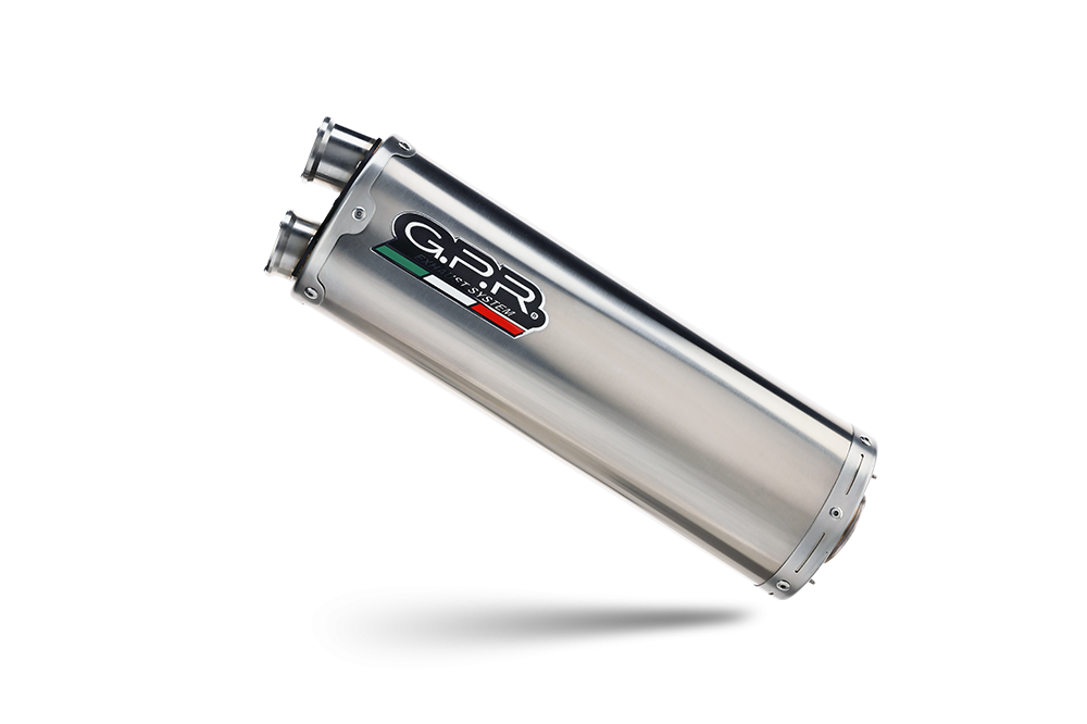Pot echappement compatible avec Triumph Tiger 900 GT / Pro / Rally Pro 2024-2025, Dual Inox, Échappement légal, homologué,silencieux avec db killer amovible et tuyau de liaison spécifique 