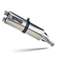 Pot echappement compatible avec Aprilia Tuareg 660 2021-2024, Dual Inox, Échappement légal, homologué,silencieux avec db killer amovible et tuyau de liaison spécifique 