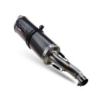 Pot echappement compatible avec Bmw R 1250 R -Rs 2021-2024, Dual Poppy, Échappement légal, homologué,silencieux avec db killer amovible et tuyau de liaison spécifique 