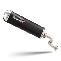 Pot echappement compatible avec Aeon Elite 2010-2016, Evo4 Road, Homologué et légal, système d'échappement complet, avec db killer amovible 