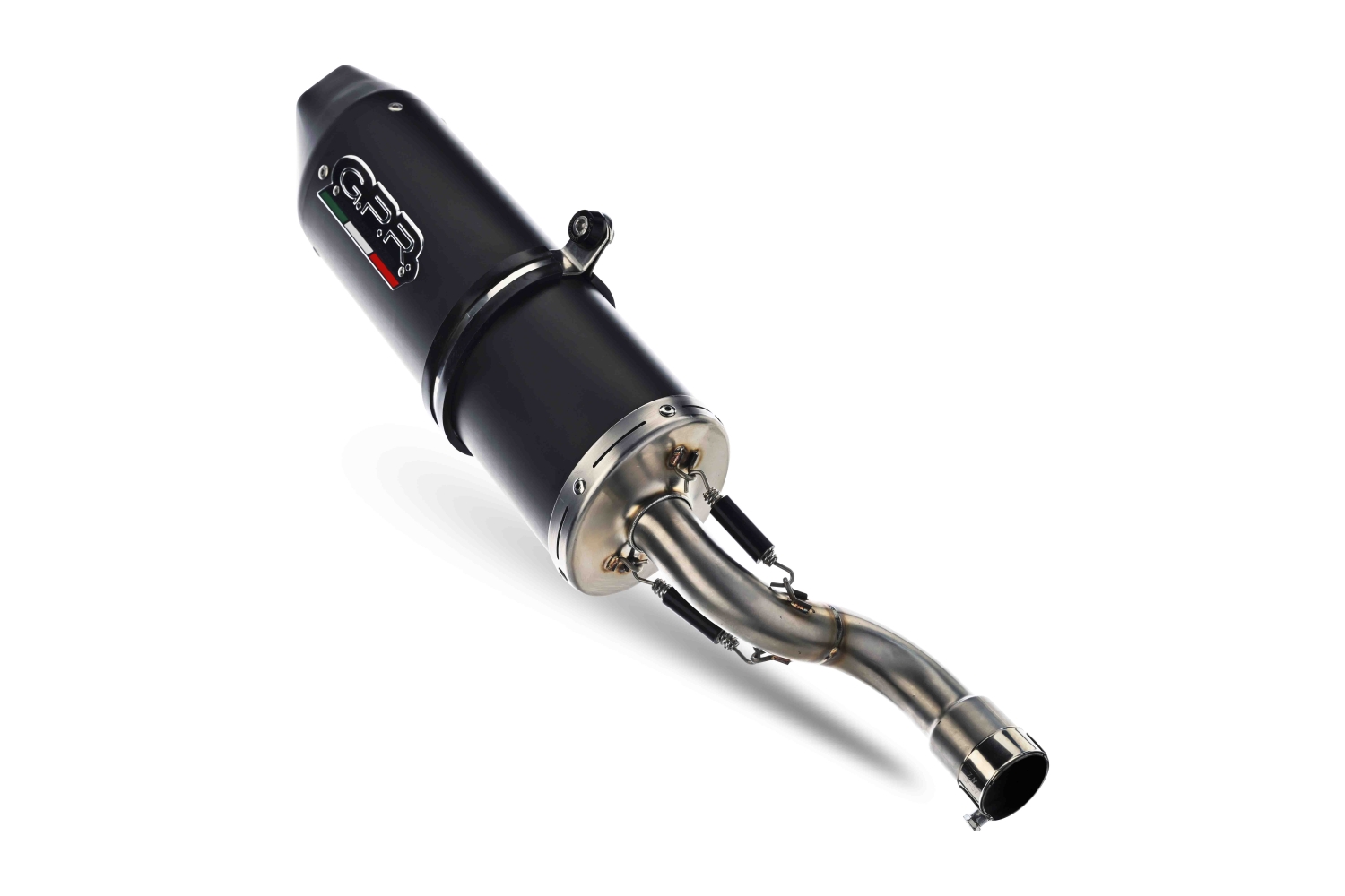 Pot echappement compatible avec Benelli Bn 125 2018-2020, Furore Evo4 Nero, Pot échappement complet, non légal pour les pays de l'UE, avec db killer amovible 