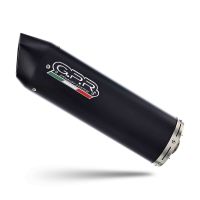 Pot echappement compatible avec Benelli Bn 125 2018-2020, Furore Evo4 Nero, Pot échappement complet, non légal pour les pays de l'UE, avec db killer amovible 