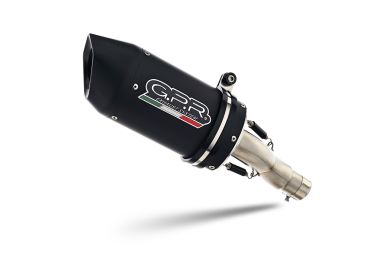 Pot echappement compatible avec Ktm Duke 390 2021-2024, Furore Evo4 Nero, Échappement légal, homologué,silencieux avec db killer amovible et tuyau de liaison spécifique 