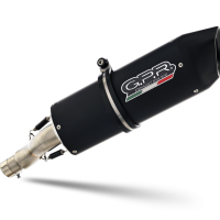 Pot echappement compatible avec Ktm Enduro 690 R 2007-2016, Furore Nero, Homologué et légal, système d'échappement complet, avec db killer amovible 