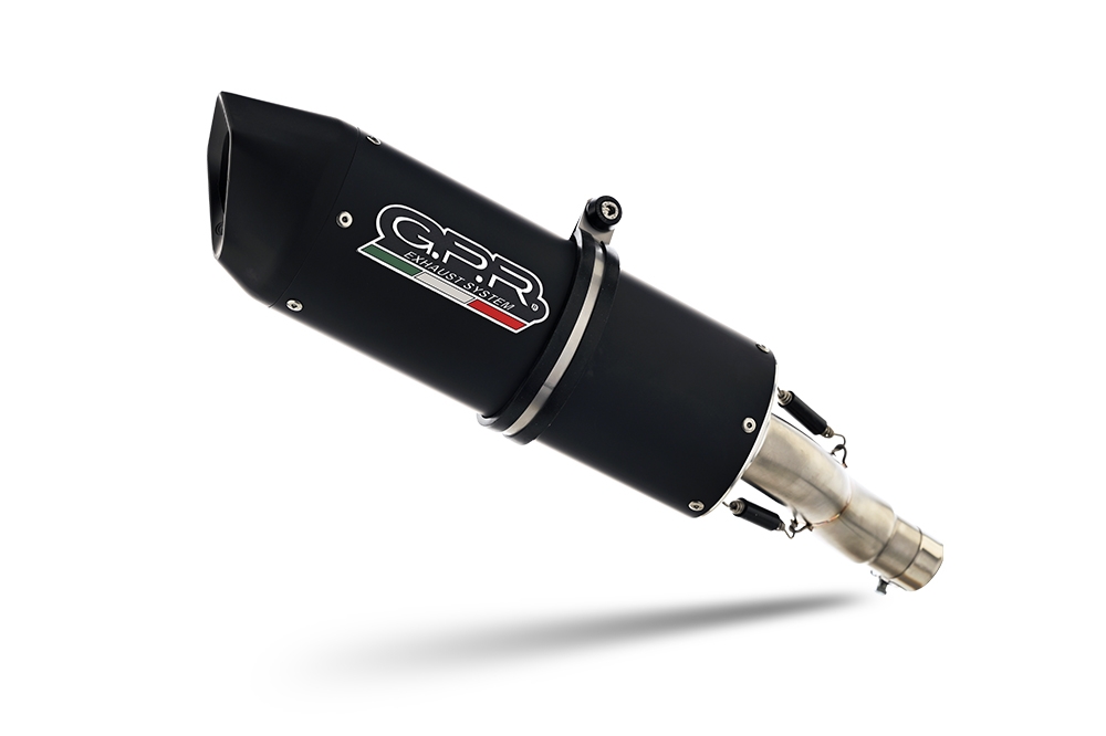 Pot echappement compatible avec Ktm Rc 125 2017-2020, Furore Evo4 Nero, Échappement légal, homologué,silencieux avec db killer amovible et tuyau de liaison spécifique 