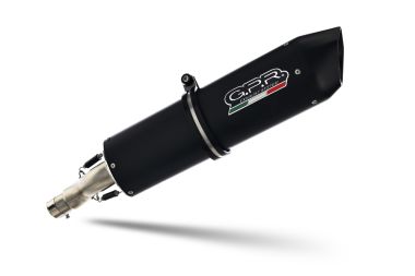 Pot echappement compatible avec Bmw F 800 R 2015-2016, Furore Nero, Échappement légal, homologué,silencieux avec db killer amovible et tuyau de liaison spécifique 