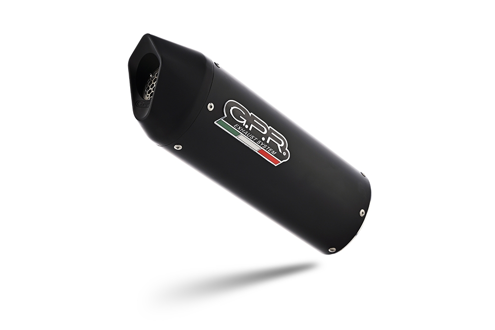 Pot echappement compatible avec Bmw F 850 Gs -Adventure 2018-2020, Furore Evo4 Nero, Échappement légal, homologué,silencieux avec db killer amovible et tuyau de liaison spécifique 