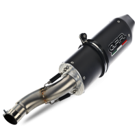 Pot echappement compatible avec Yamaha Xt 1200 Z Supertenere 2010-2016, Furore Nero, Échappement légal, homologué,silencieux avec db killer amovible et tuyau de liaison spécifique 