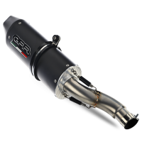 Pot echappement compatible avec Yamaha Yzf R1-R1-M 2017-2019, Furore Nero, Système demi complet ,pot chappement racing,article sans homologation 