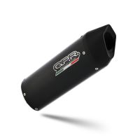 Pot echappement compatible avec Moto Guzzi V85 TT 2019-2020, Furore Nero, Pot échappement racing, avec les tuyaux de liaison, article sans homologation 