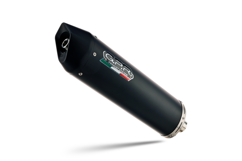 Pot echappement compatible avec Kymco Agility 200 - I.E. R16 - Plus 2015-2017, Furore Nero, Pot d'échappement complet racing, compris de collecteur et db killer amovible, sans homologation 