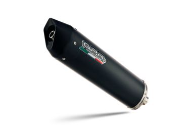 Pot echappement compatible avec Kymco Superdink 125 I.E. 2021-2023, FURORE NERO, Pot d'échappement complet racing, compris de collecteur et db killer amovible, sans homologation 