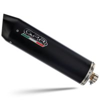 Pot echappement compatible avec Kymco Agility 200 - I.E. R16 - Plus 2015-2017, Furore Nero, Pot d'échappement complet racing, compris de collecteur et db killer amovible, sans homologation 