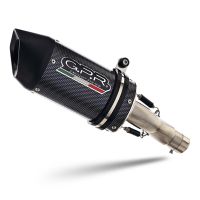Pot echappement compatible avec Suzuki Gsx-S 1000 F 2017-2020, Furore Evo4 Poppy, Échappement légal, homologué,silencieux avec db killer amovible et tuyau de liaison spécifique 