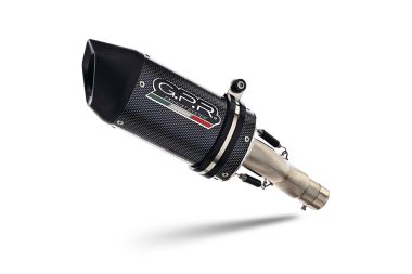 Pot echappement compatible avec Suzuki Gsx-S 1000 F 2017-2020, Furore Evo4 Poppy, Échappement légal, homologué,silencieux avec db killer amovible et tuyau de liaison spécifique 