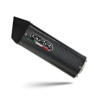 Pot echappement compatible avec Kawasaki Ninja 650 2023-2024, Furore Evo4 Poppy, Pot échappement complet, non légal pour les pays de l'UE, avec db killer amovible 