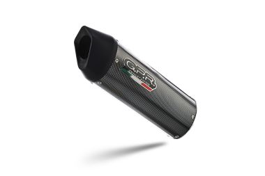 Pot echappement compatible avec Yamaha Mt-10 2016-2024, Furore Poppy, Système demi complet ,pot chappement racing,article sans homologation 