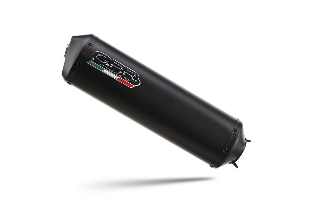 Pot echappement compatible avec Royal Enfield Himalayan 410 DIAM 42.5 2017-2020, Ghisa , Échappement légal, homologué,silencieux avec db killer amovible et tuyau de liaison 
