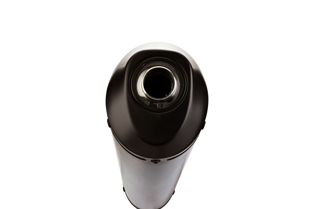 Pot echappement compatible avec Tuning TUNING 1980-2021, Ghisa , Silencieux racing à adapter au collecteur d'origine, livré avec db killer amovible 