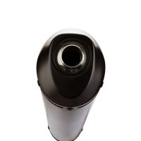 Pot echappement compatible avec Tuning TUNING 1980-2021, Ghisa , Silencieux racing à adapter au collecteur d'origine, livré avec db killer amovible 